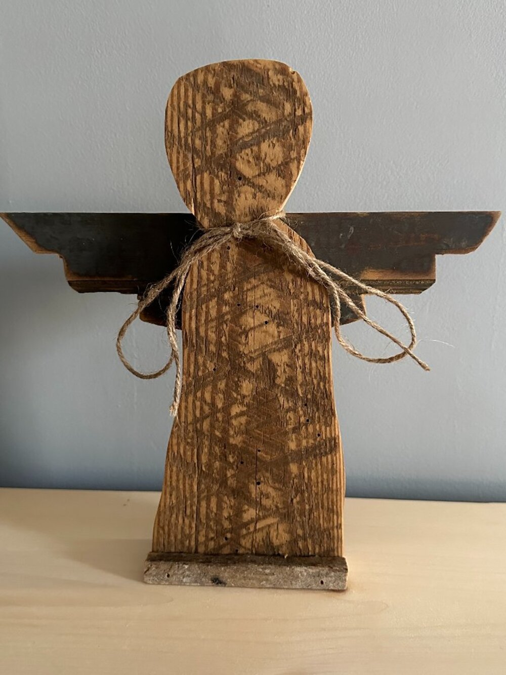 Overton Iron Works | Reclaimed Barnwood Angel | Handmade South Carolina